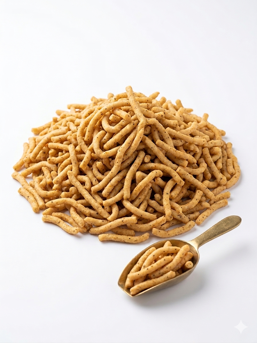 Jadi Sev Khokha - Premium Thick Gram Flour (Besan) Savory Snack(400gm)