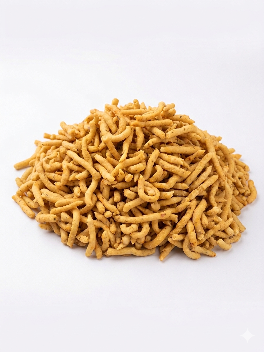 Jadi Sev Khokha - Premium Thick Gram Flour (Besan) Savory Snack(400gm)