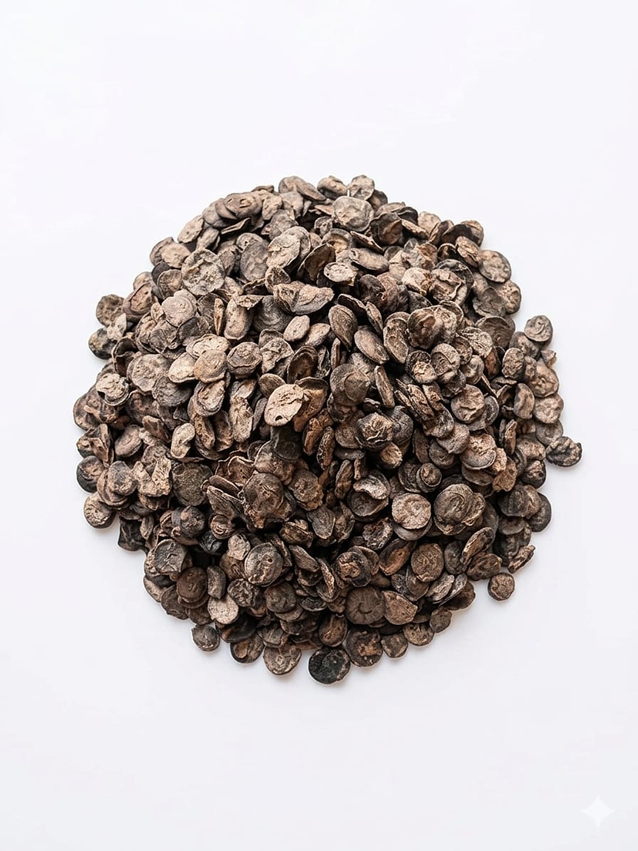 Authentic Marwadi Dried Kumatiya Seeds (Kumtia / Acacia Senegal Seeds for Panchkuta) 500Gm