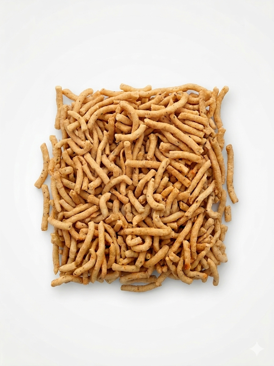 Jadi Sev Khokha - Premium Thick Gram Flour (Besan) Savory Snack(400gm)
